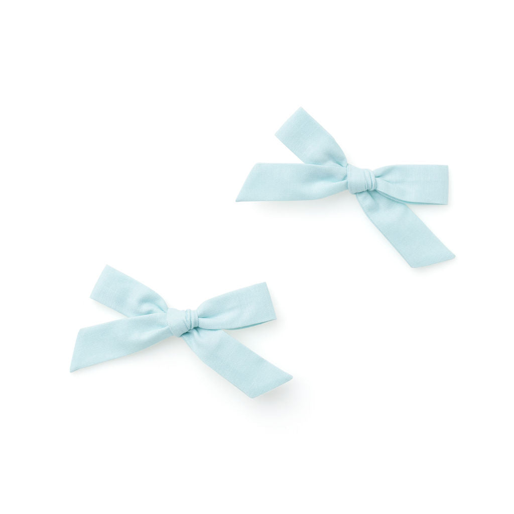 petite pigtail set of 2 schoolgirl velvet bows – Royalty Bambino